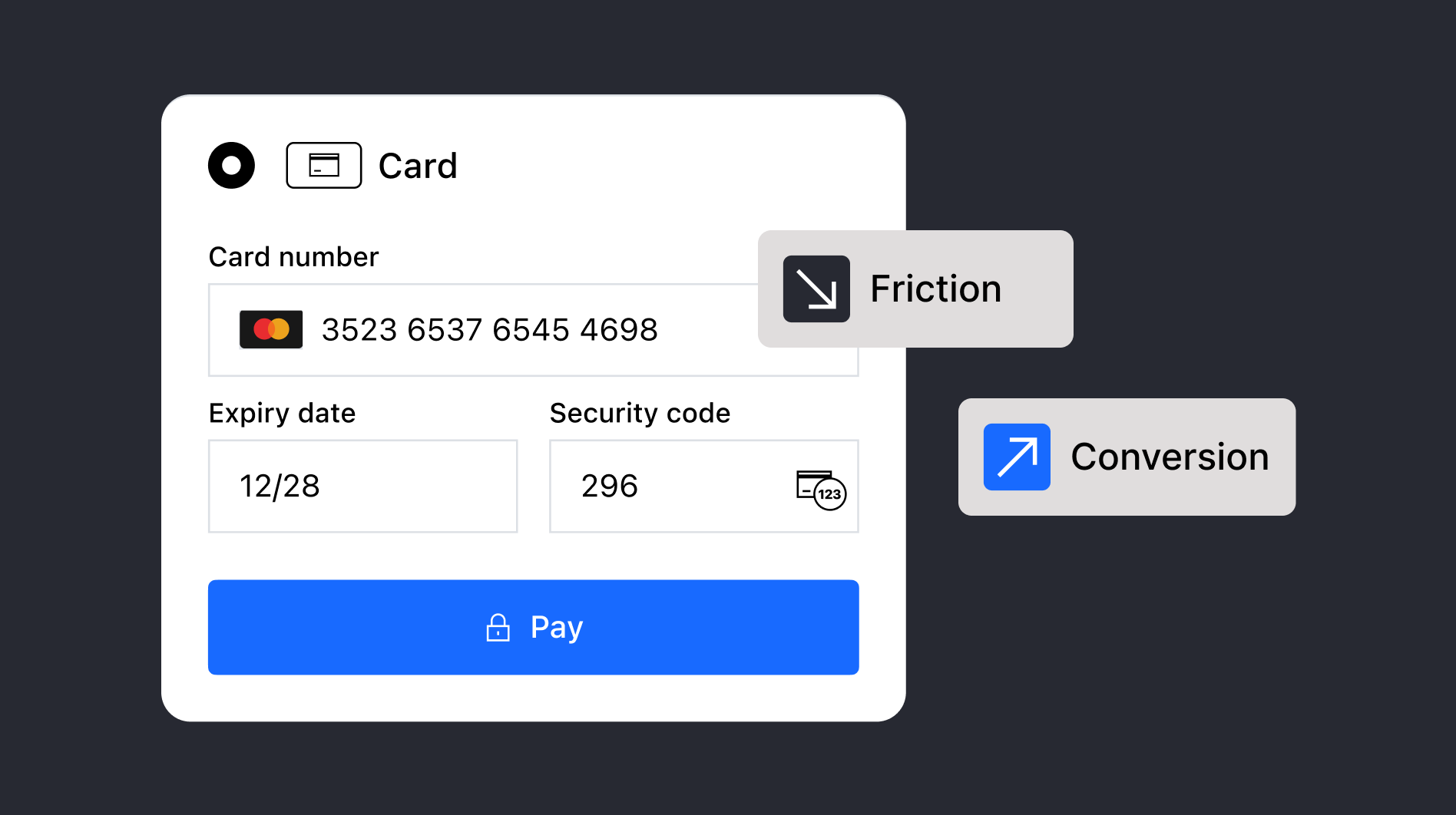 Reduce friction to boost conversion 