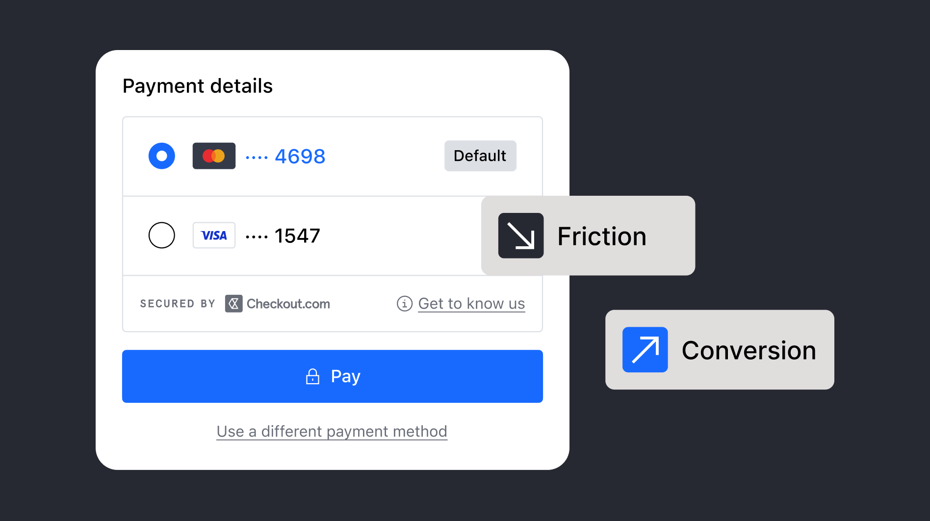 Reduce friction to boost conversion 