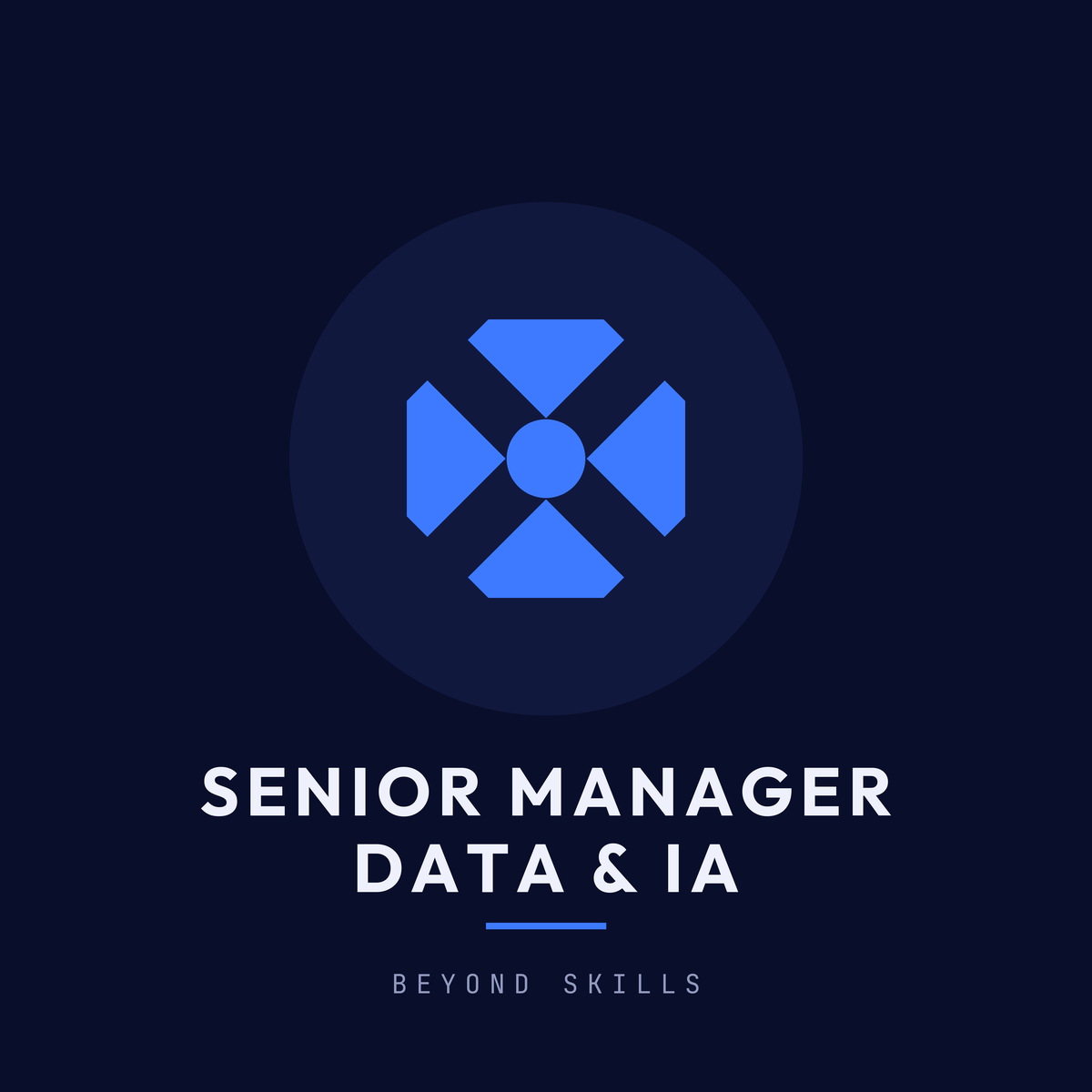 Logo Beyond Skills de l'offre Senior Manager Data & IA en CDI à Paris