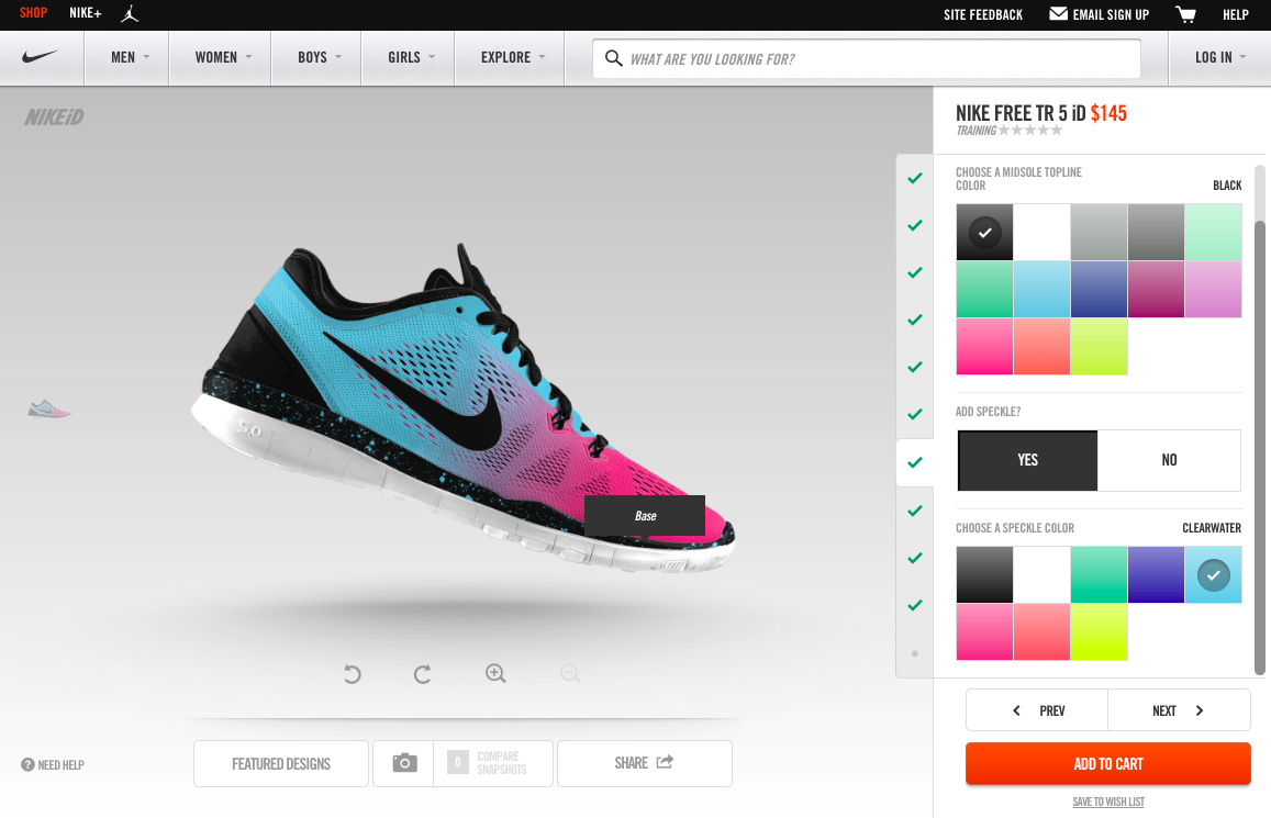 nike customize shoes
