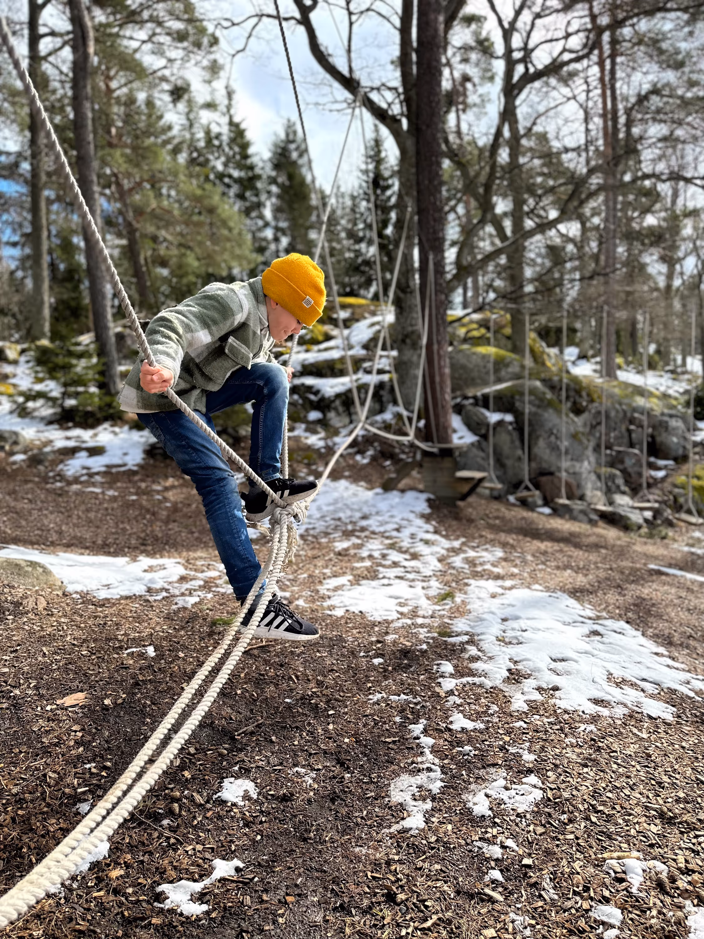 Höstlov med skogshinderbanan