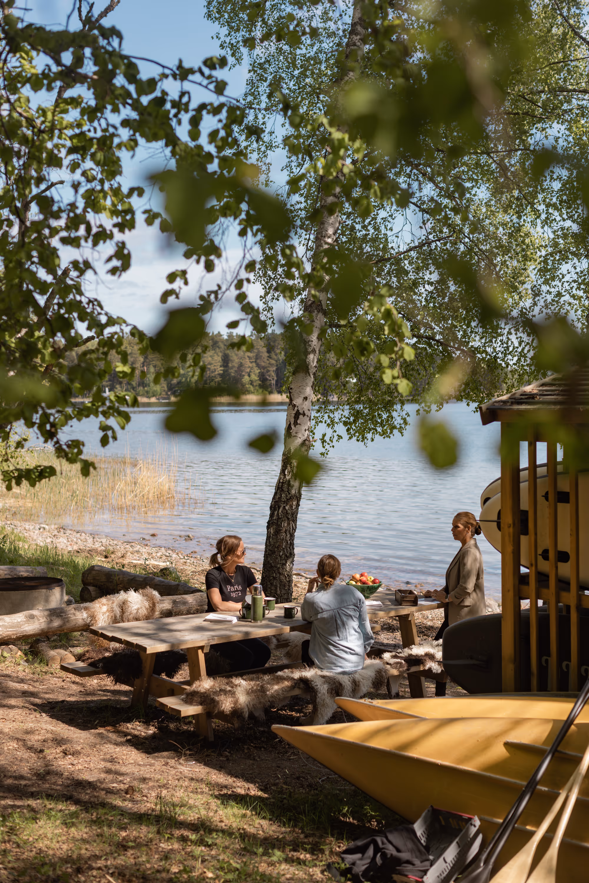 Utekonferens i naturskön miljö vid havet på Värmdö