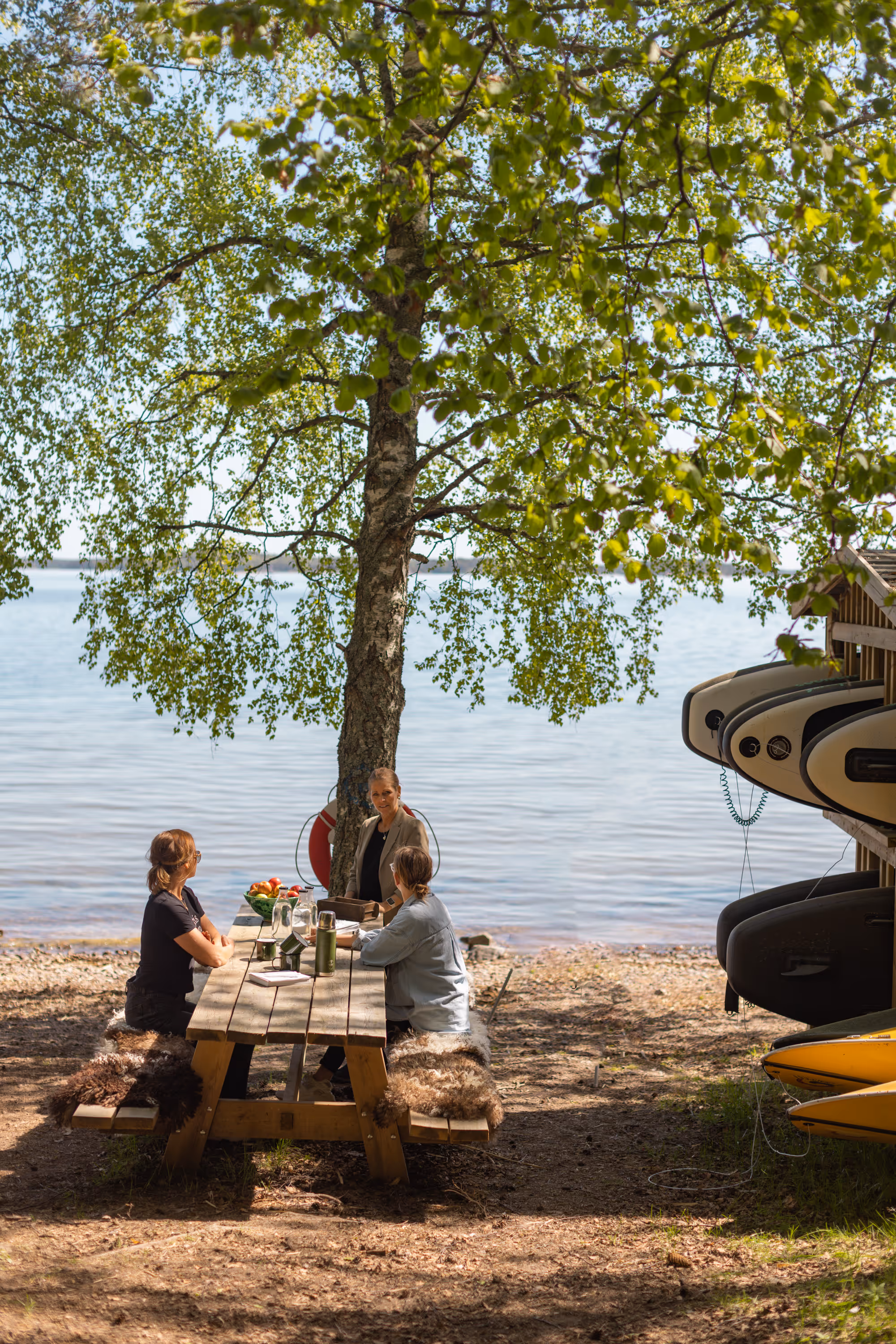 Utekonferens i naturskön miljö vid havet på Värmdö