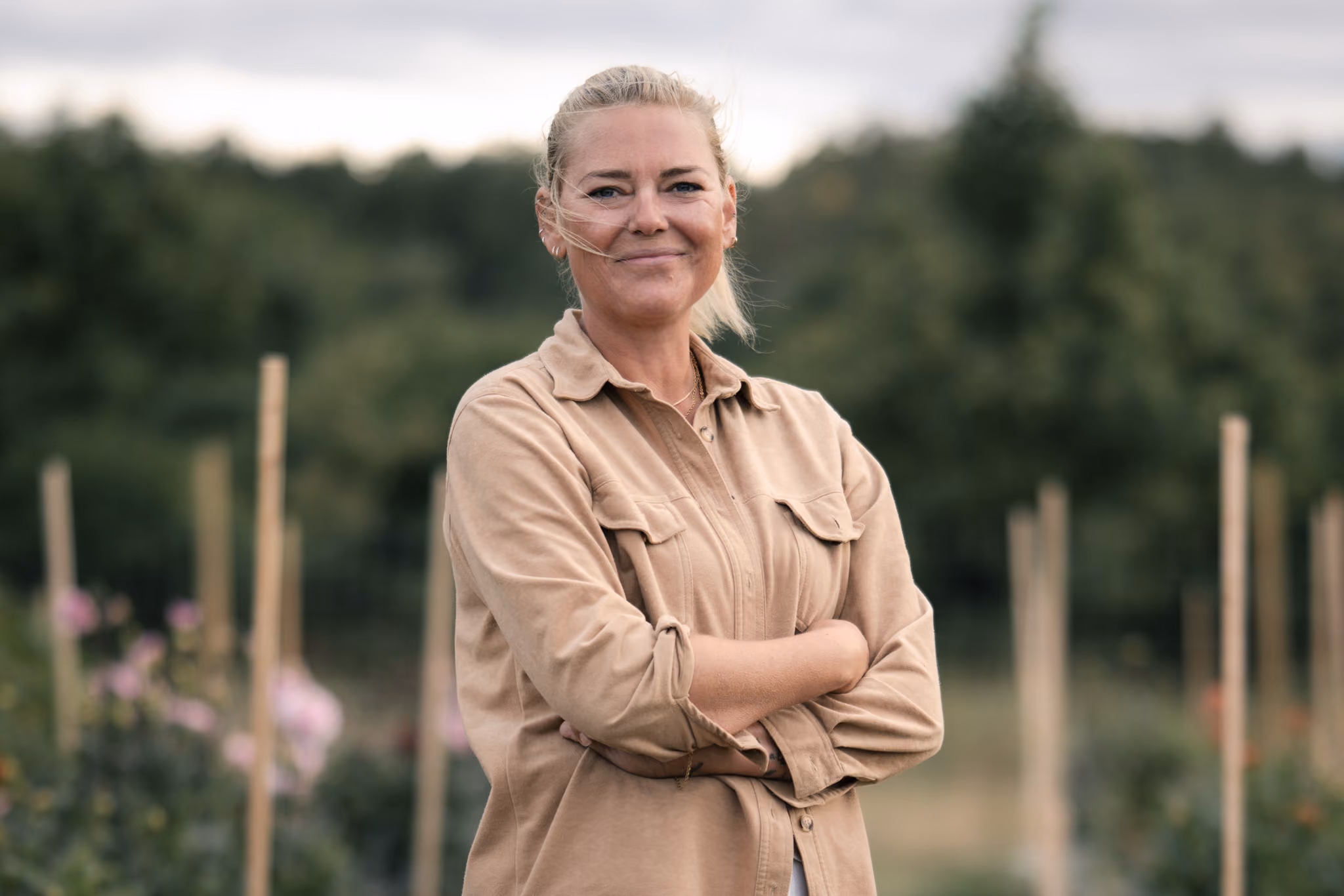 Hanna Borg på Dahlia District. Foto: Jessica Lindqvist