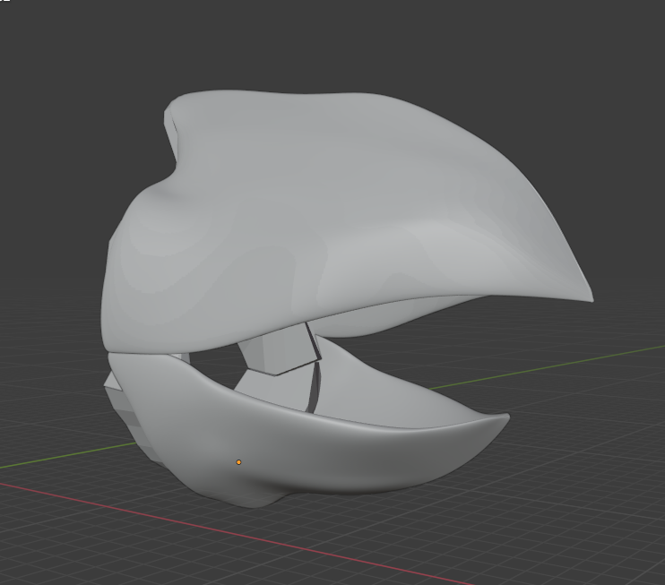 3D model of bird beak
