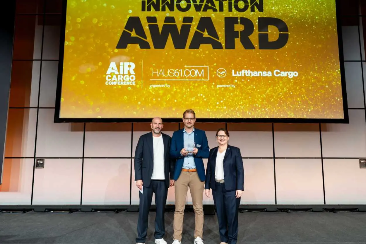 Conférence Air Cargo : MotionMiners remporte le Lufthansa Cargo Innovation Award 2026