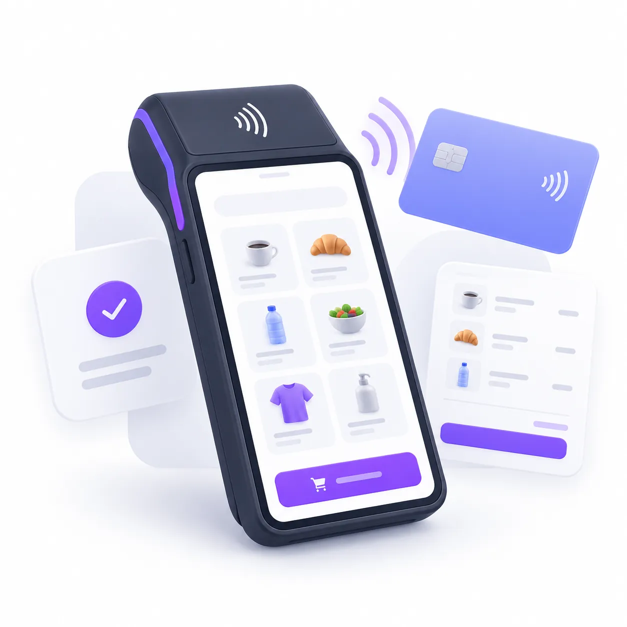 Terminal móvil Ambit One para la operación del restaurante