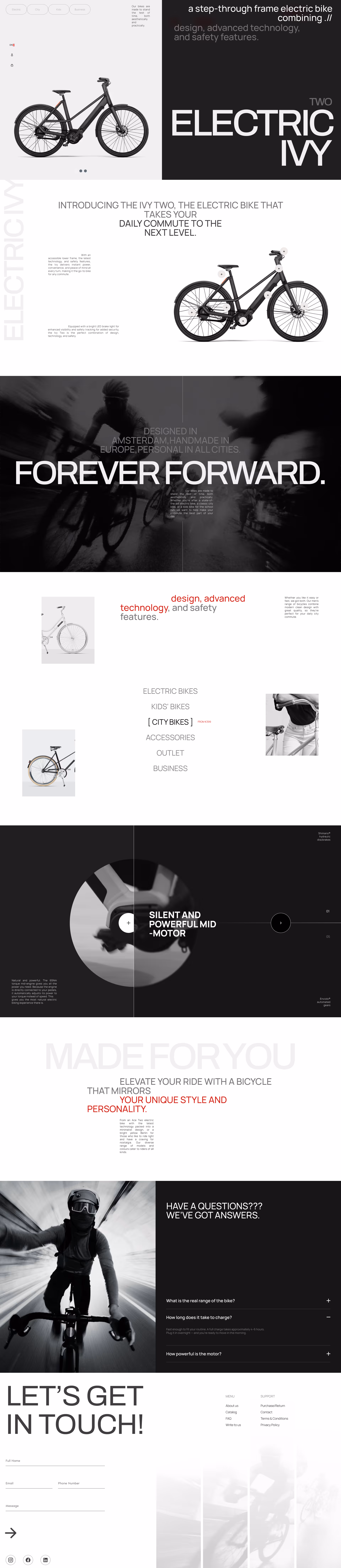 webdesign for e-commerce women clothes