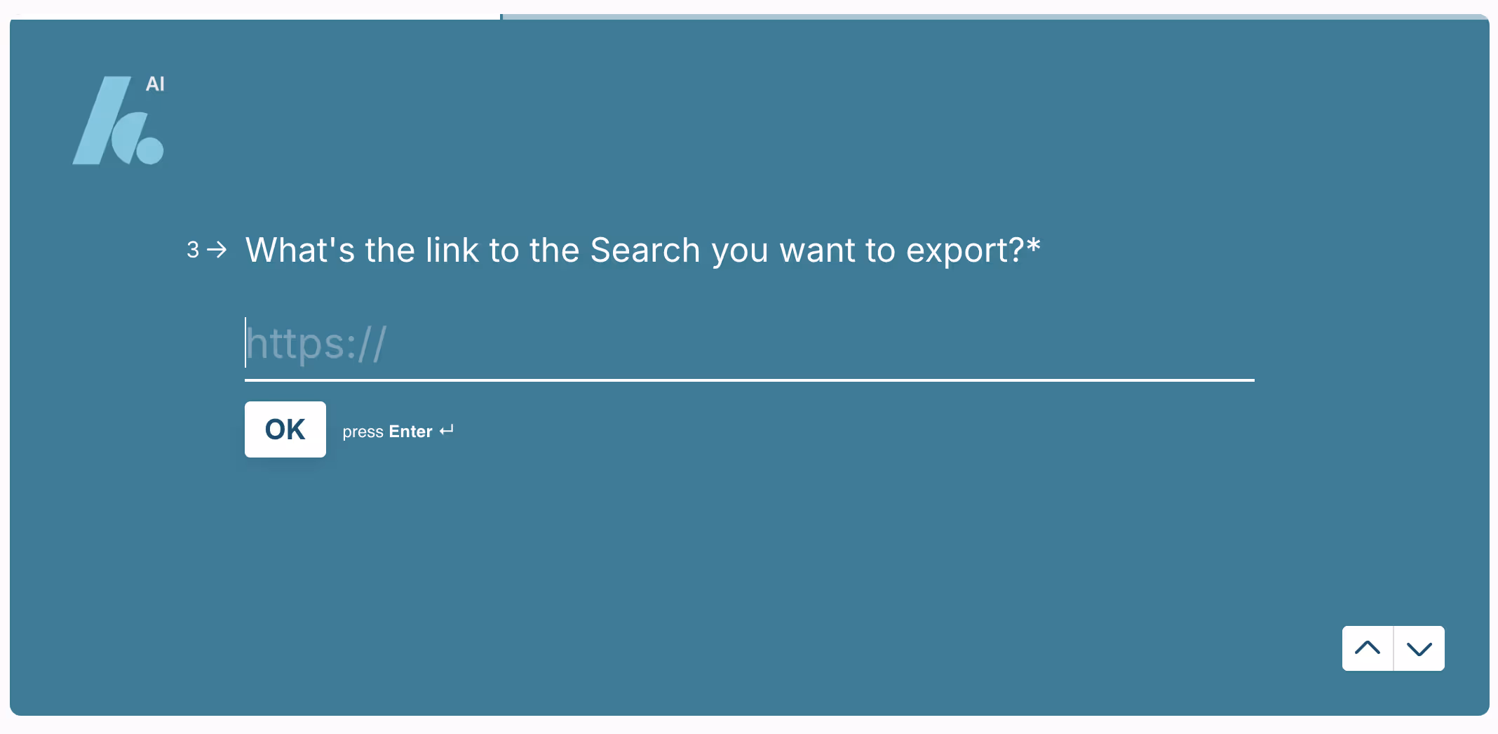 Lead scraper typeform