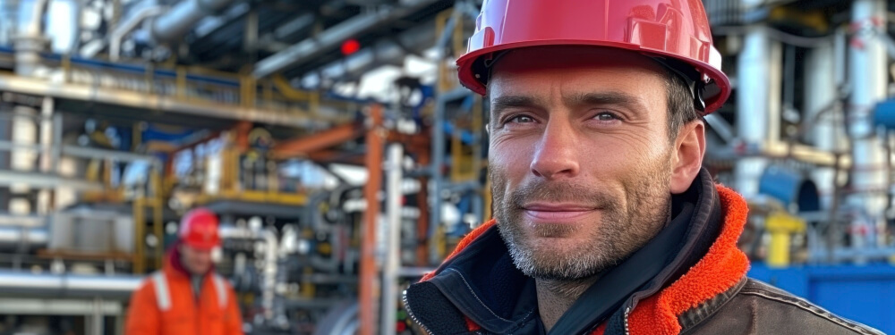 Person im Business-Outfit vor moderner Architektur – Symbolbild für beruflichen Aufstieg zum Bachelor Professional nach §53c BBiG.