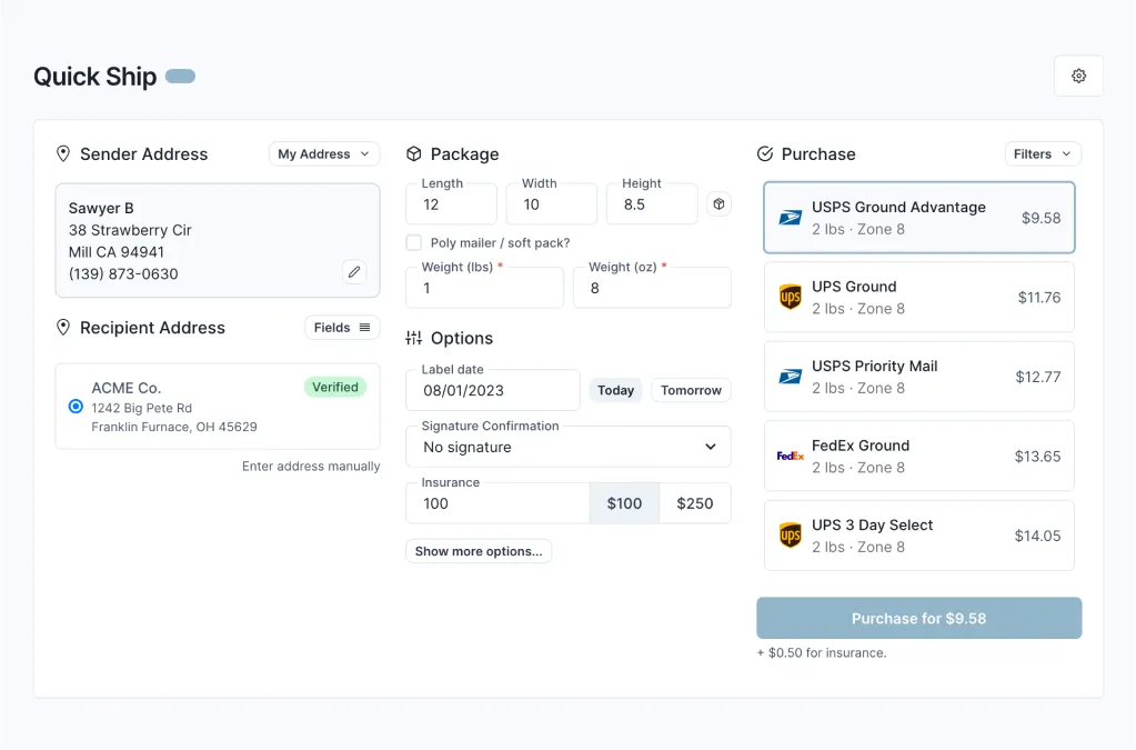 VESYL software preview page