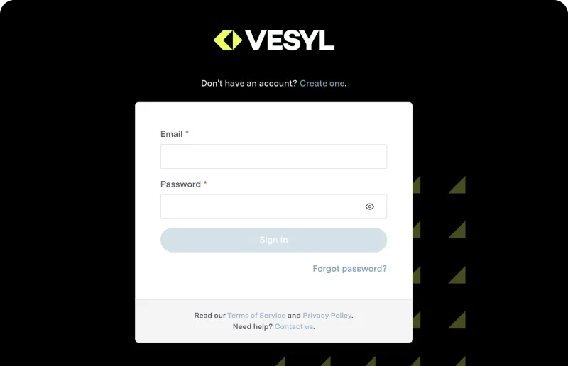 vesyl log in