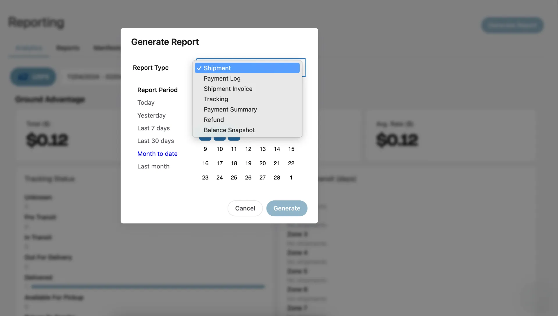 Vesyl screenshot analytics