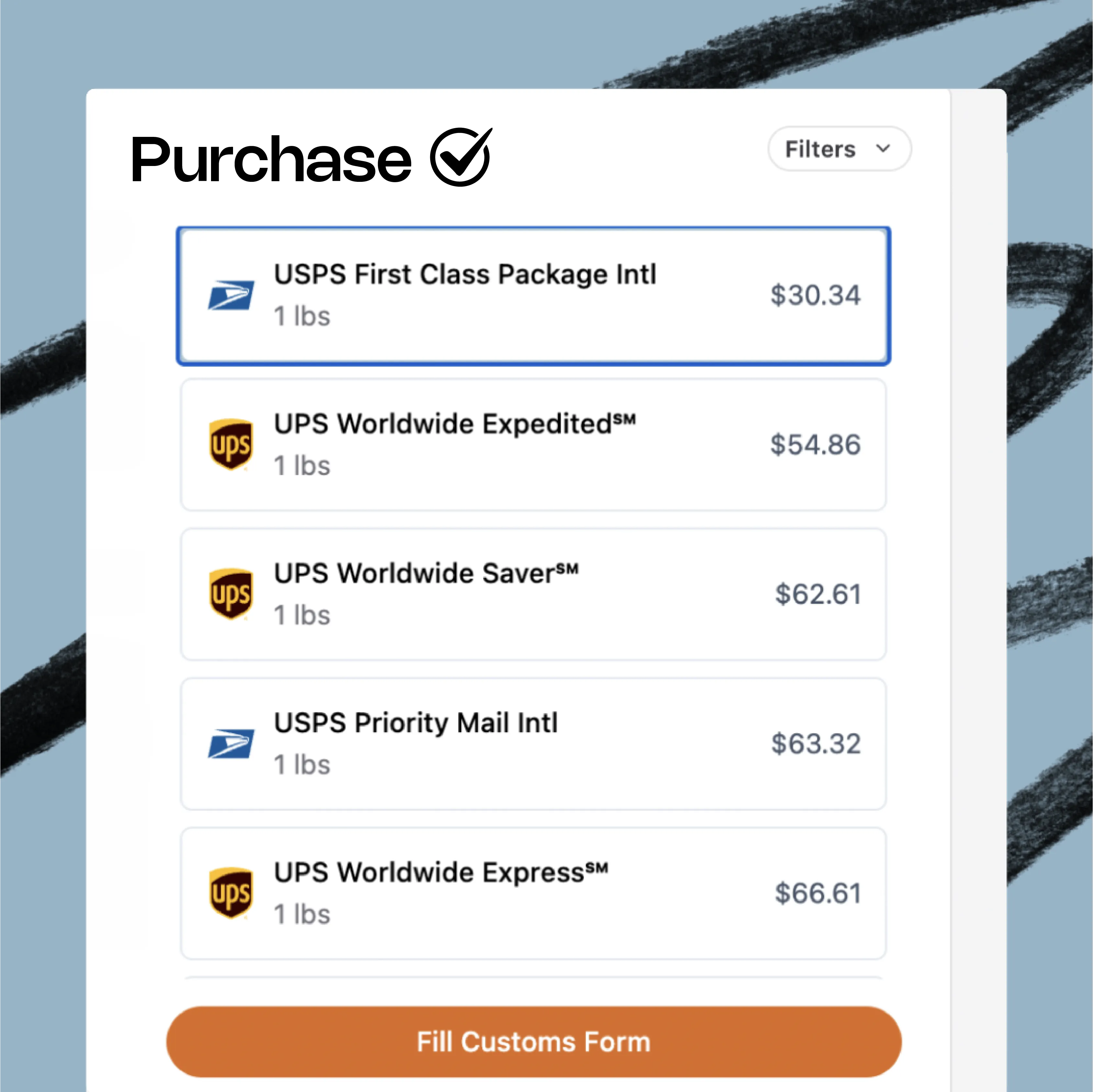 Vesyl purchase screenshot