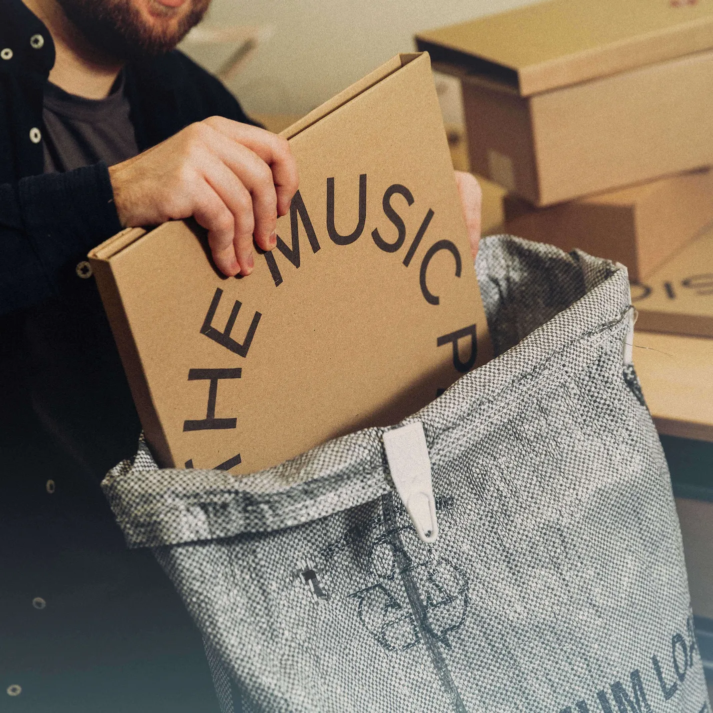 Package being put away