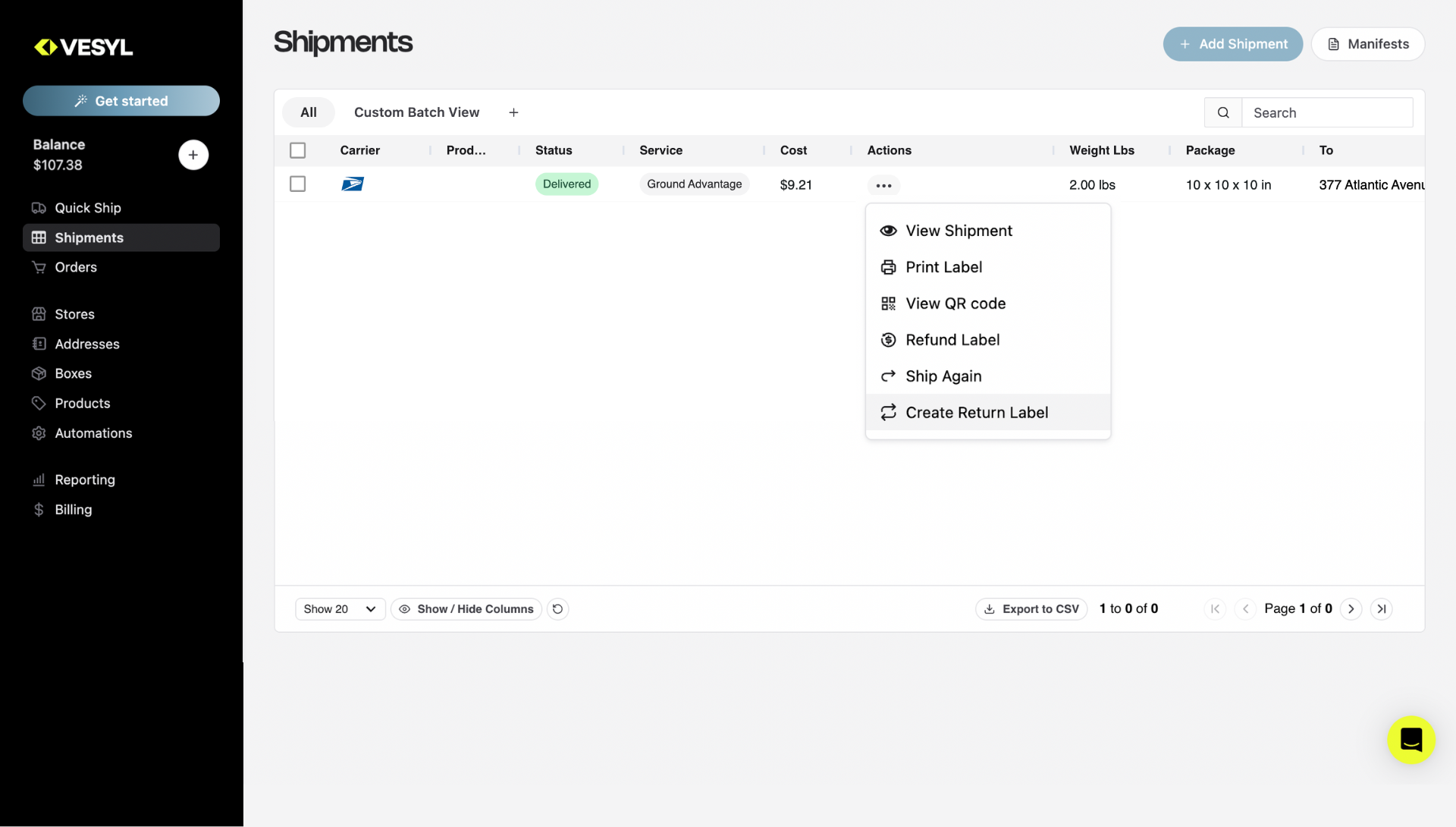VESYL software preview analytics
