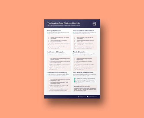 Checklist: Are You Ready for a Modern Data Platform? [PDF] | Data Insight