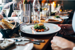 A private dining spread prepared by Chef Rafael Olintho.