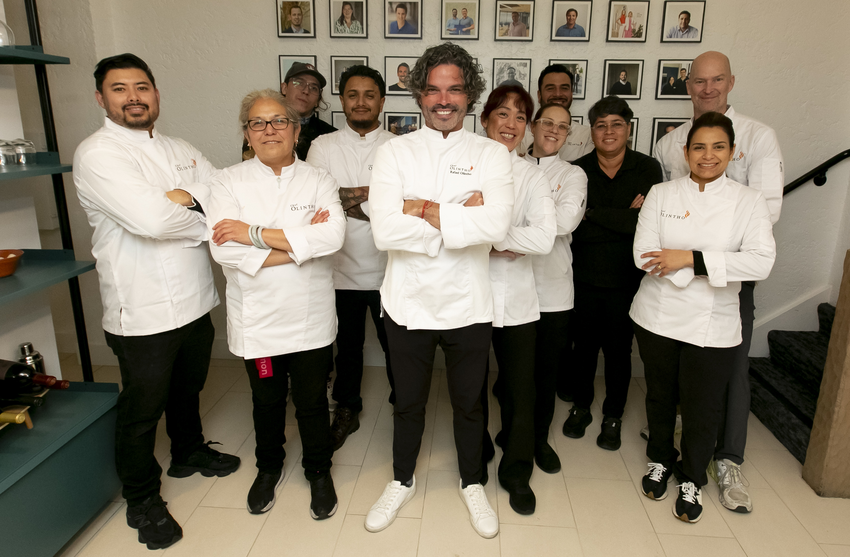 Chef Olintho and his team working in Palo Alto for a luxury Private Event