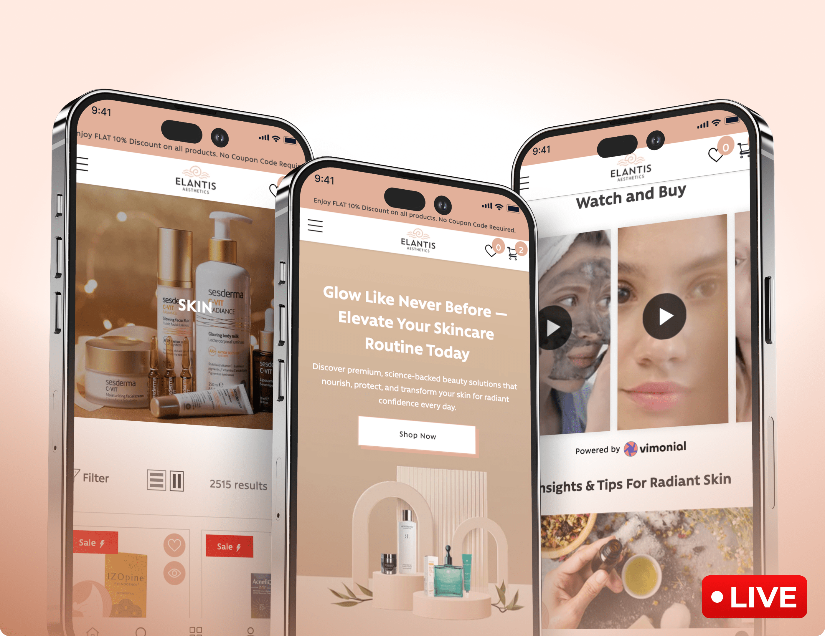 Elantis - UX Case Study Cover