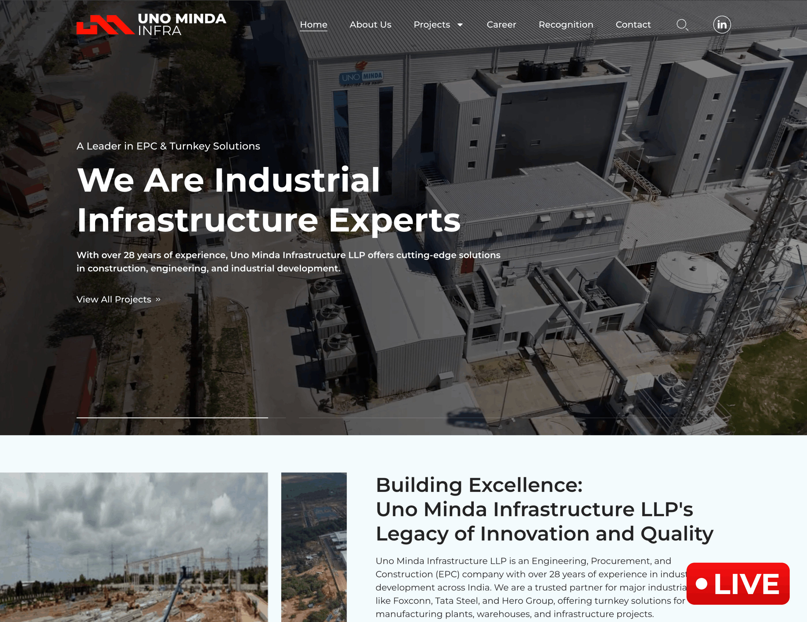 Uno Minda Infra Cover