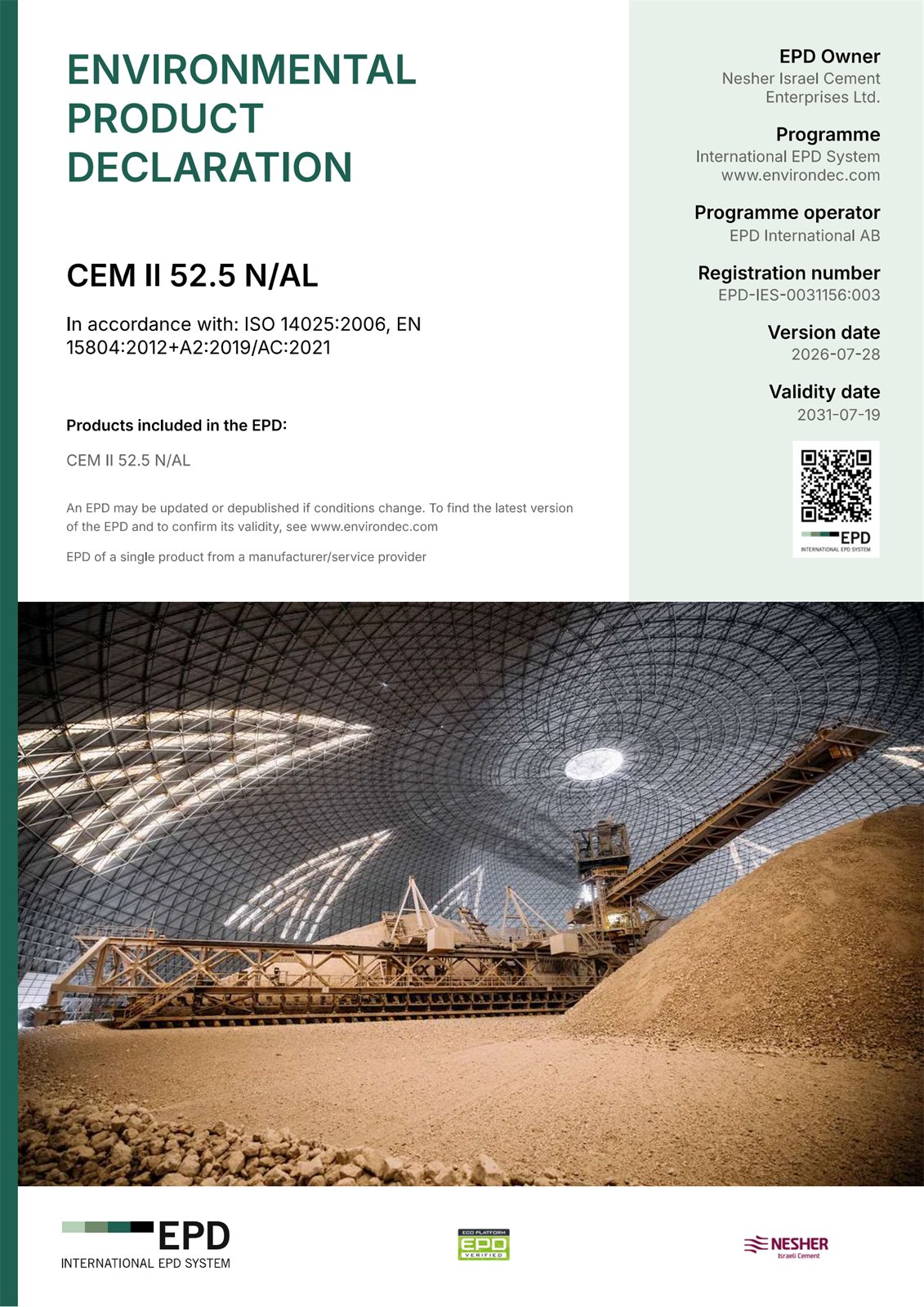 CEM II 52.5 N AL