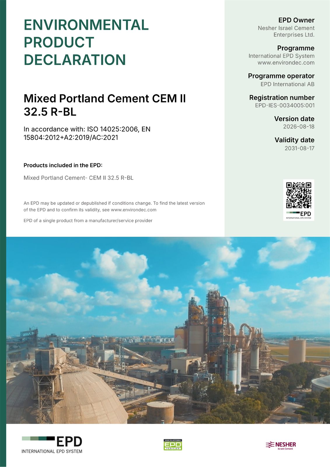 CEM II 32.5 R-BL