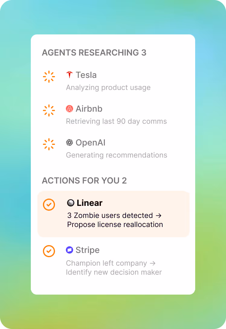 Cust AI retention agents hero mobile optimized