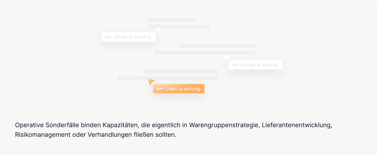 Der Einkauf verliert Fokus