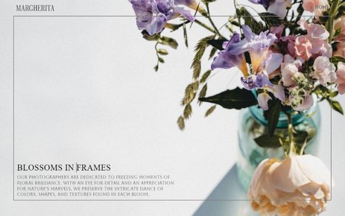 realizzazione sito web floreale