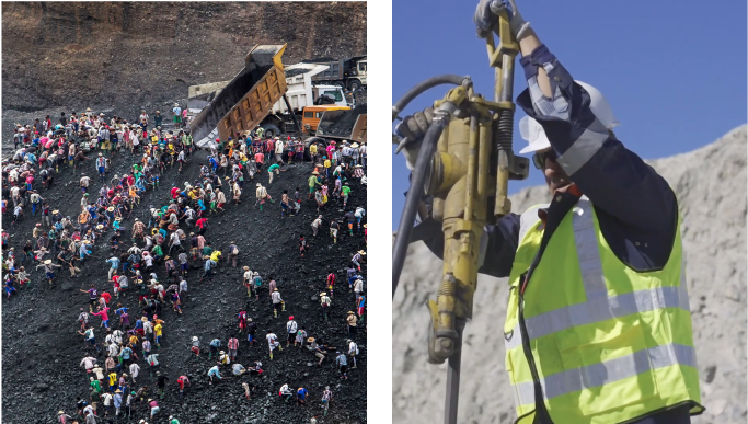 Alluvial Jadeite Mining vs Professional Jadeite Mining