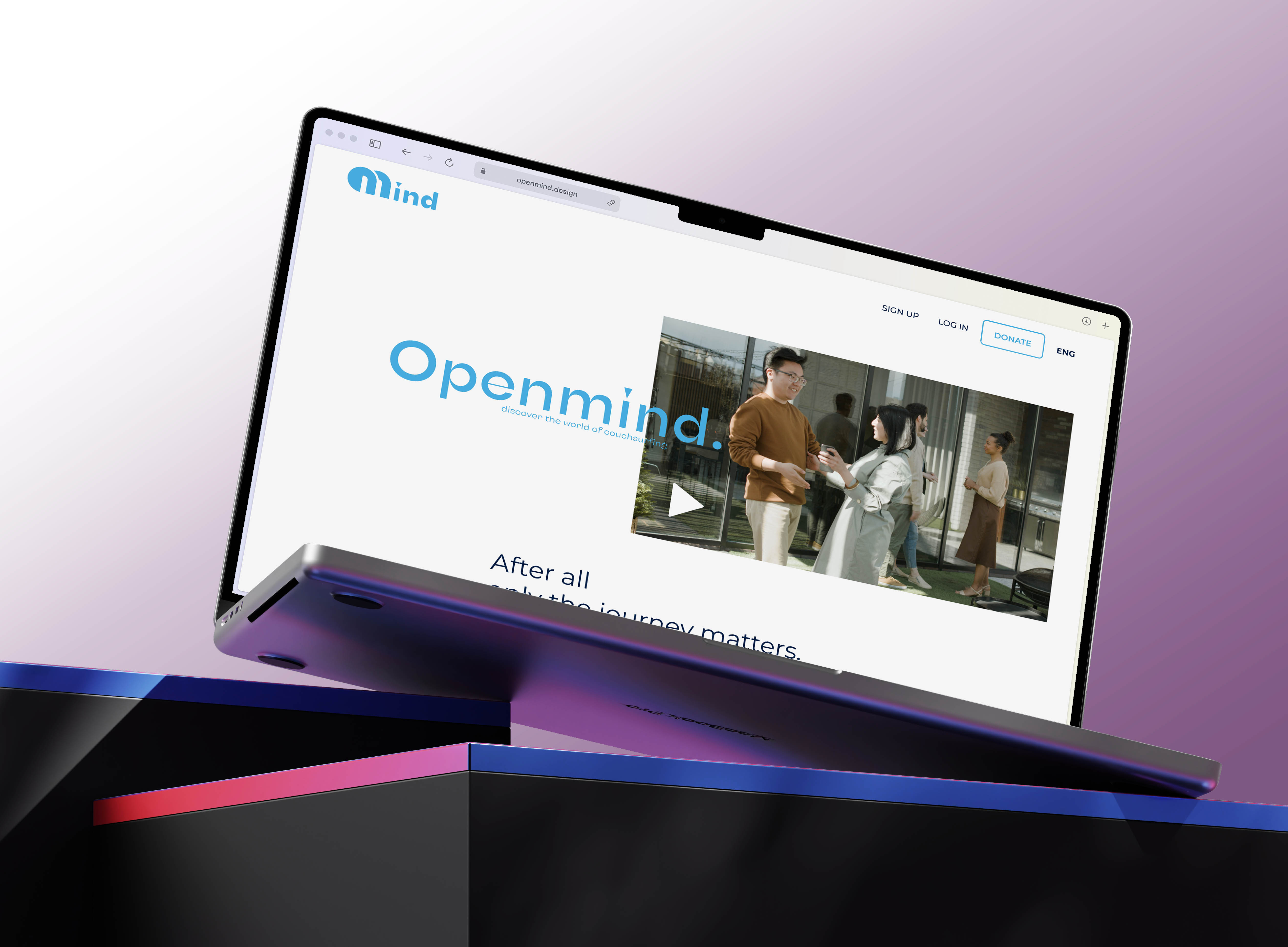 Web platform for couchsurfers