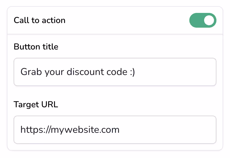 add call to action t forms