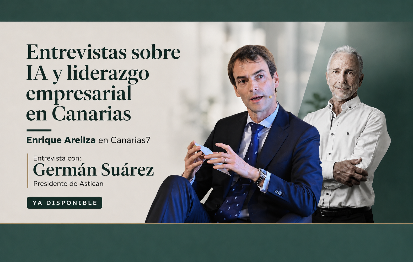 Entrevista a Germán Suárez, presidente de ASTICAN: «La inteligencia artificial no viene a sustituir personas; viene a hacerlas mucho más productivas»