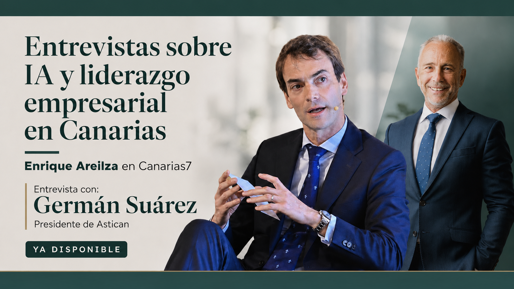 Entrevista a Germán Suárez, presidente de ASTICAN: «La inteligencia artificial no viene a sustituir personas; viene a hacerlas mucho más productivas»