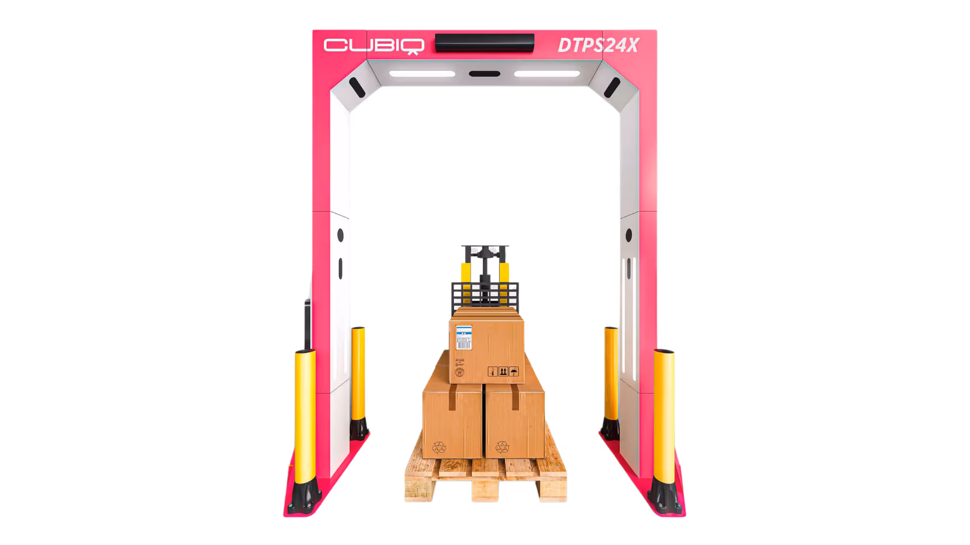 CubiQ DTPS24X drive-through pallet scanner and dimensioner
