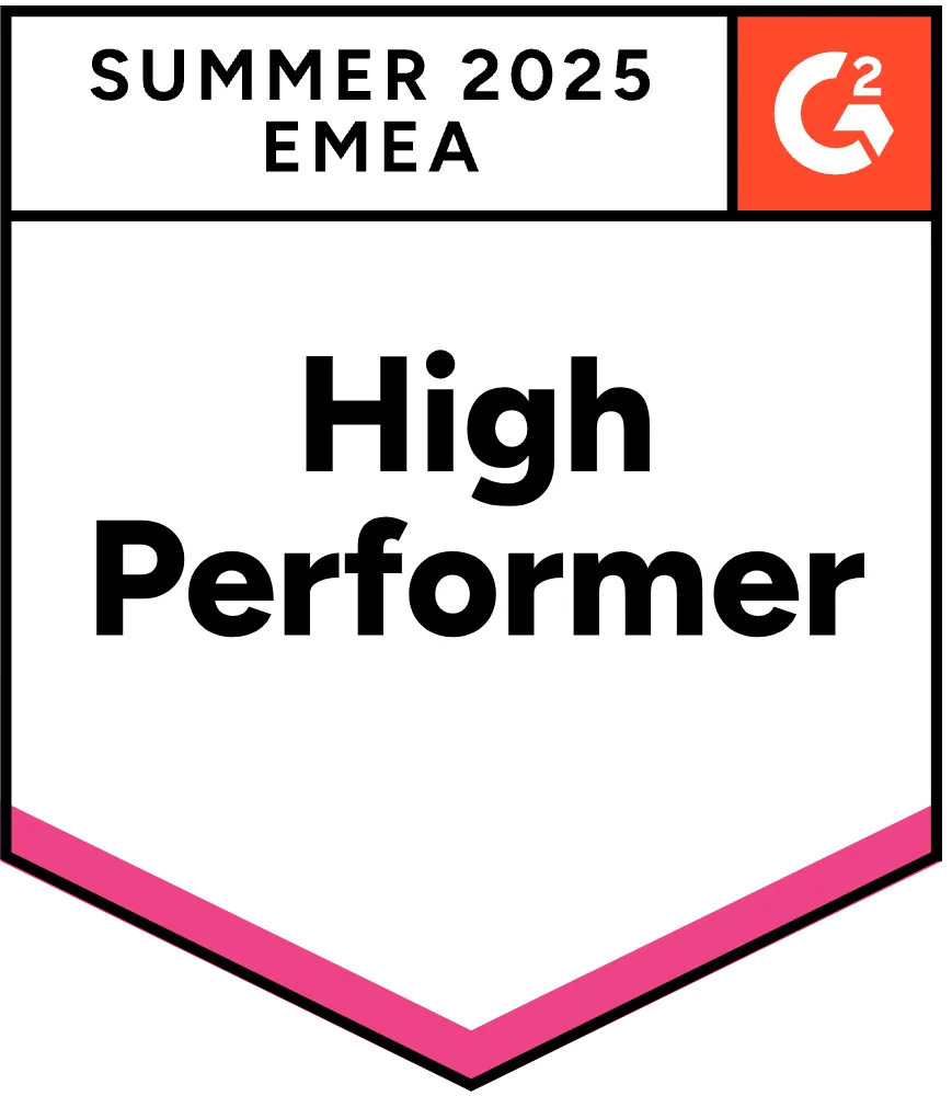 High Performer badge - EMEA 2025