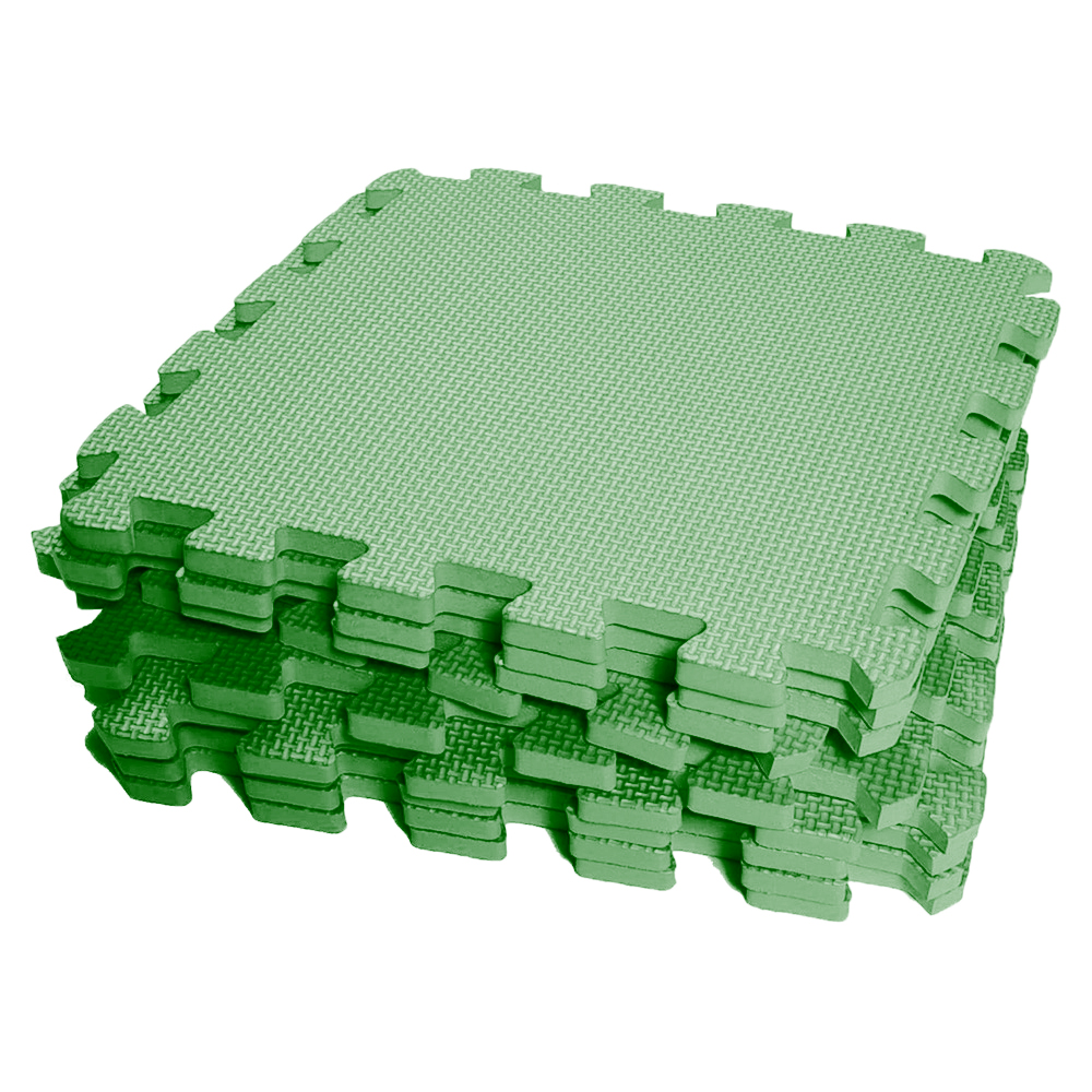 Tapete Tatame 50x50 10mm Verde