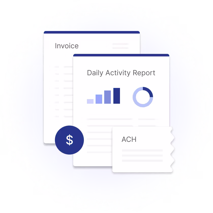 Invoice and reporting user interface