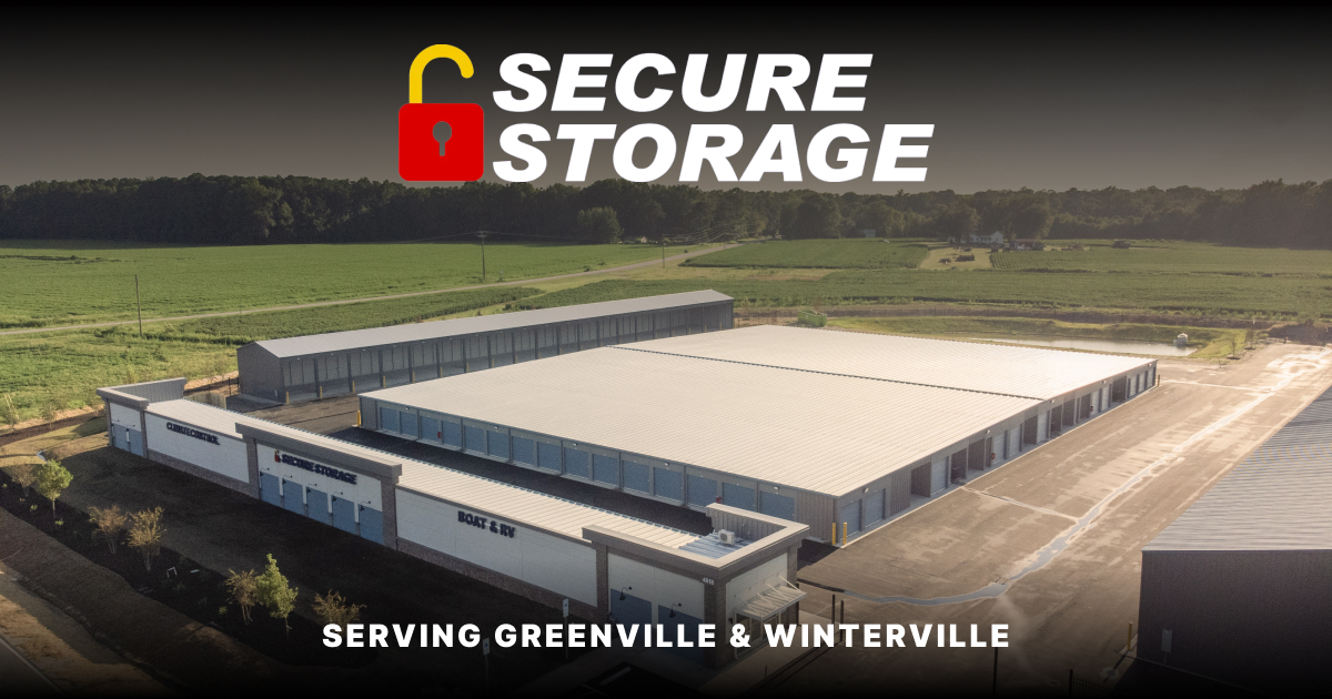 Secure Storage Winterville & Greenville, NC RV, Boat & Car Self Storage