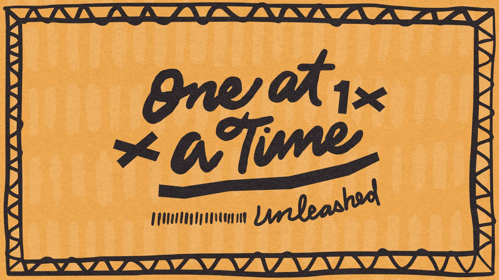 One at a Time Weekend 2024