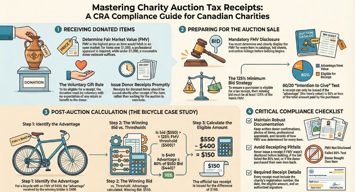CRA Rules for Auction Receipts