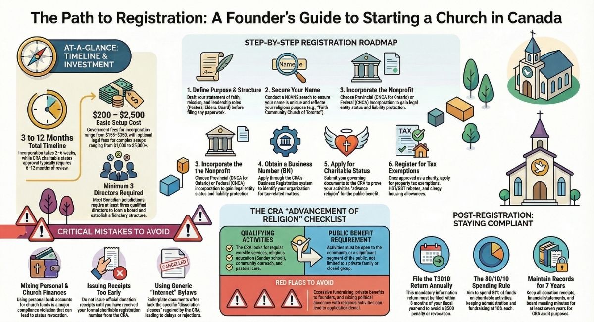Canadian Church Registration Roadmap