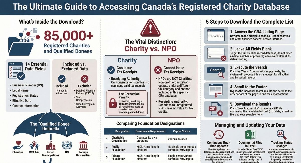 Canada Charity Database Access Guide