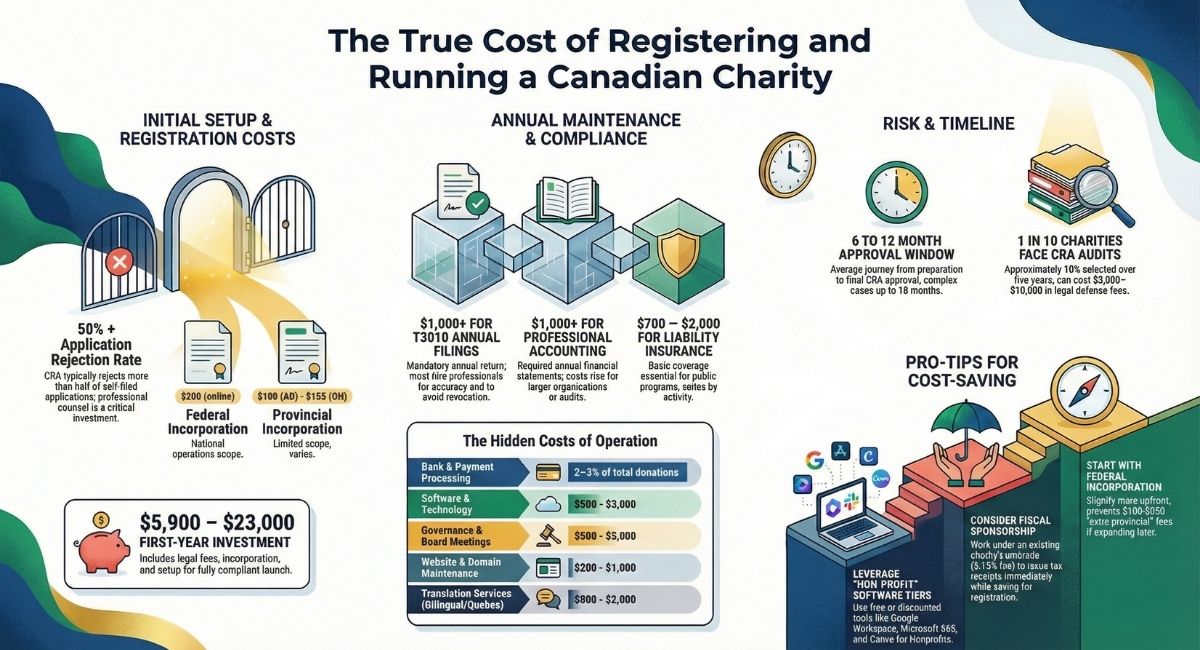 Canadian Charity Registration Cost Guide