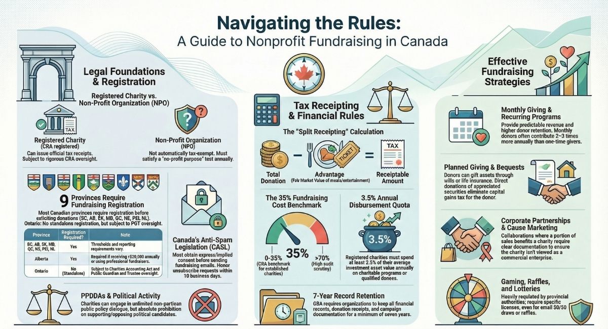 Canadian Nonprofit Fundraising Rules Guide