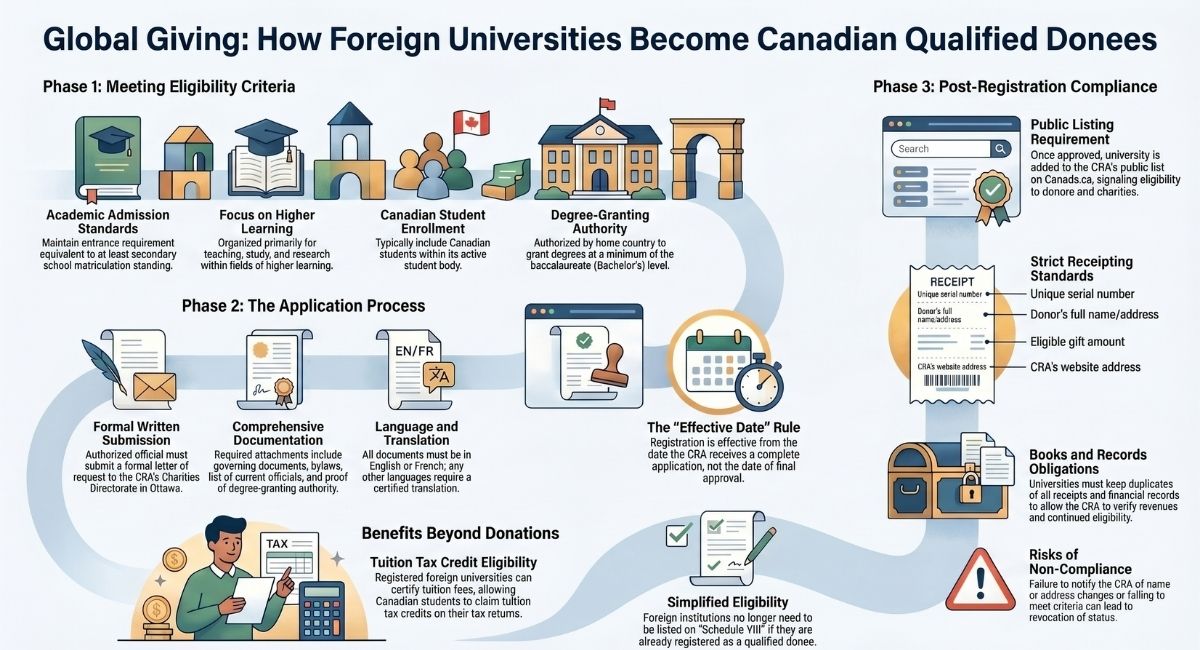 University Qualified Donee Registration Process