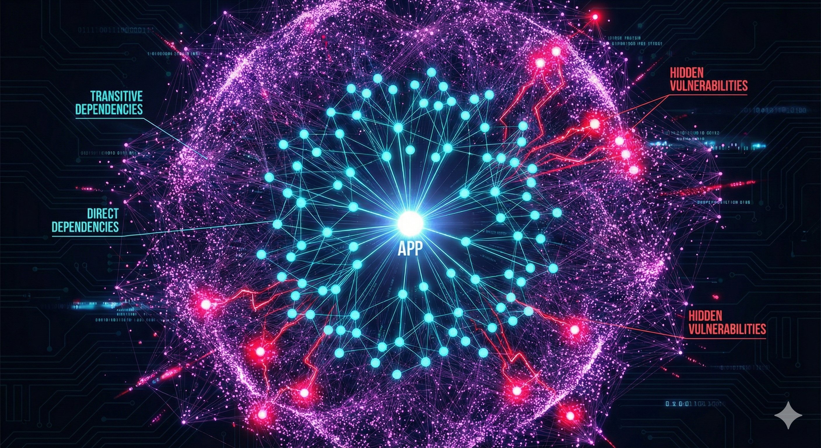 Dependency Tree Explosion - How transitive dependencies multiply attack surface