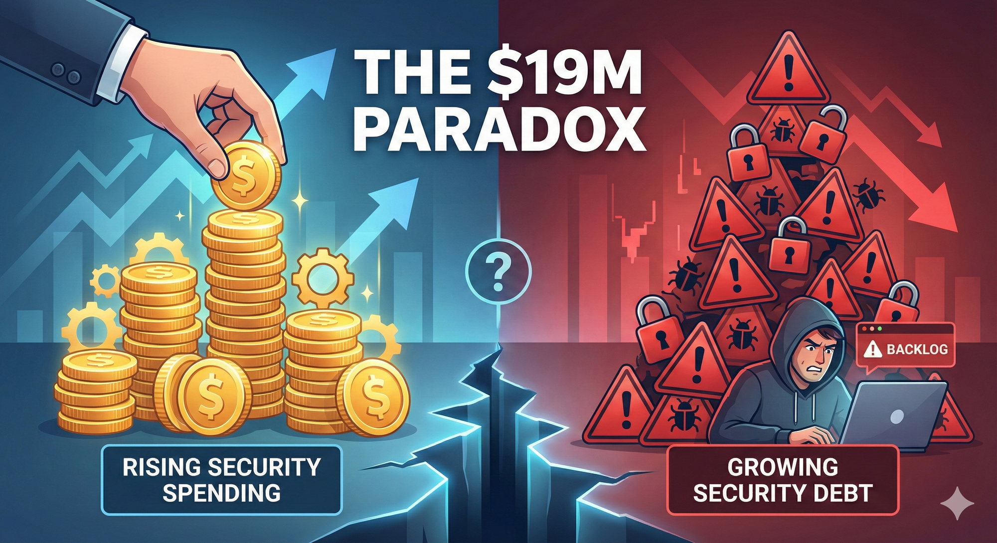 The $19M Paradox: Why Security Spending and Security Debt Both Keep Rising