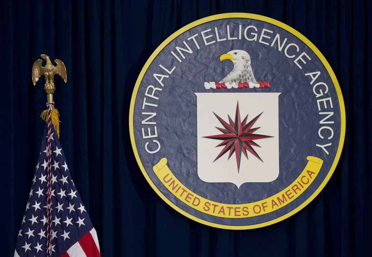 The seal of the Central Intelligence Agency in its headquarters in Langley, Va. Mexican officials are raising concerns about the presence of CIA agents at a raid on a drug lab in Mexico. (Carolyn Kaster / Associated Press)